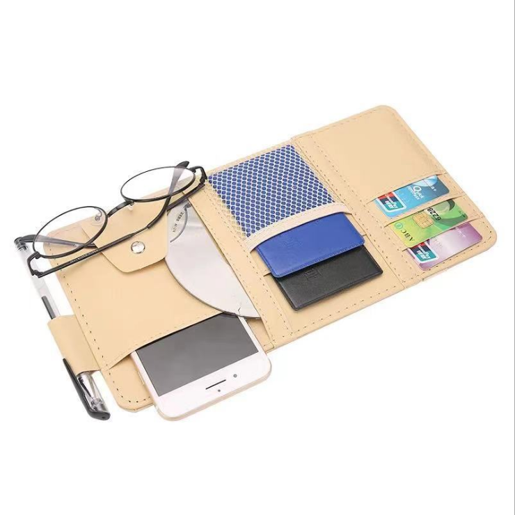 Car decoration storage sun visor cover detail image 4