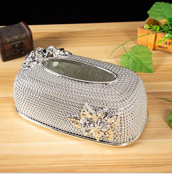 创意新款欧式塑料车载纸巾盒详情图1