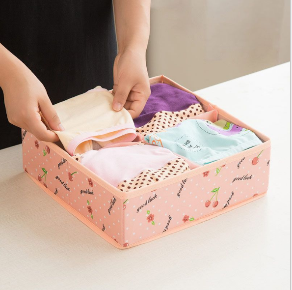 A raised drawer-type storage box for socks, underwear and undergarments detail image 2