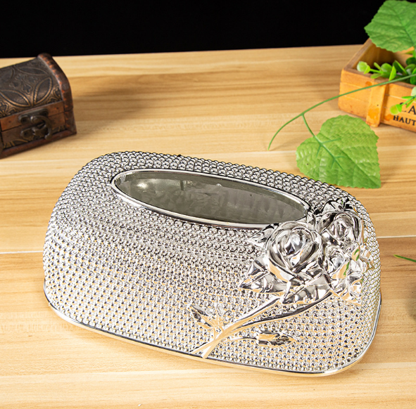 创意新款欧式塑料车载纸巾盒详情图5