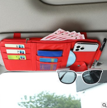 Car decoration storage sun visor cover detail image 5