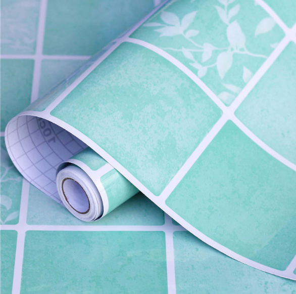 PVC material waterproof decorative stickers for kitchen cabinet furniture renovation detail image 4