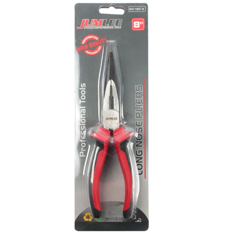 JUMLEE Tools pliers needle-nose pliers Long nose pliers 8 inches 1657-8 Item Picture