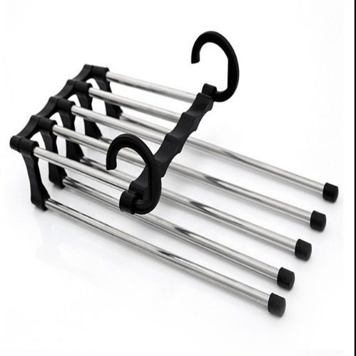 Multi-functional 5-in-1 pants rack