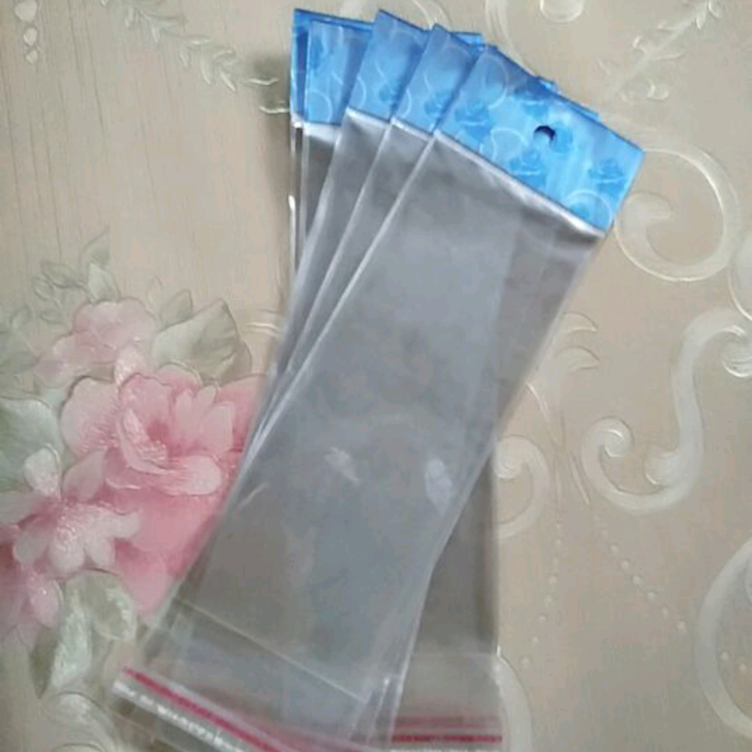 兰色卡头小花袋