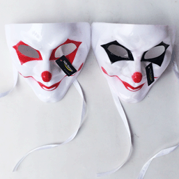Wholesale of witch clown masks and Halloween party decorations