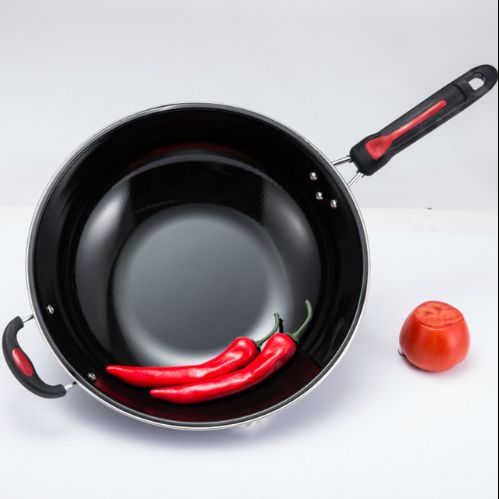 Non-stick wok, uncoated healthy wok