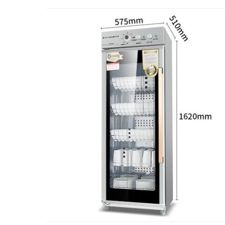 热风循环消毒柜商用450L密胺餐具用立式单门不锈钢碗柜家用保洁柜