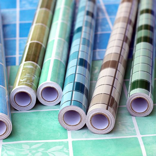 PVC material waterproof decorative stickers for kitchen cabinet furniture renovation