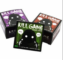 创意 kill game杀人游戏牌 狼人杀q版 扑克 桌游批发 定做详情图1