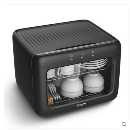Demas disinfection cabinet, household small kitchen tableware, tea cups, bowls and chopsticks, desktop mini table bowl cabinet machine, ultraviolet