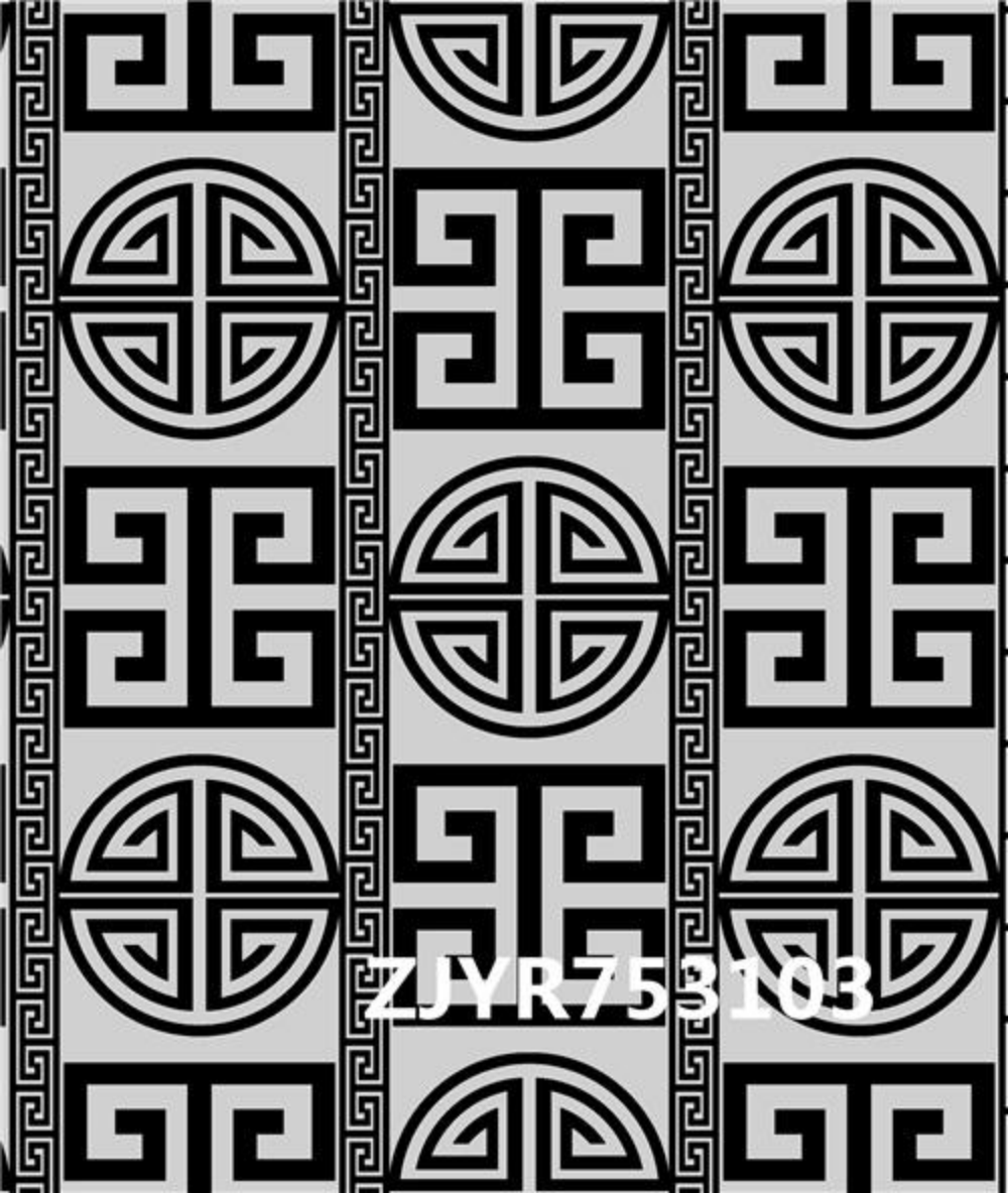 北欧简约现代个性壁纸创意深色墙布几何图形沙发电视背景墙纸壁画详情图3