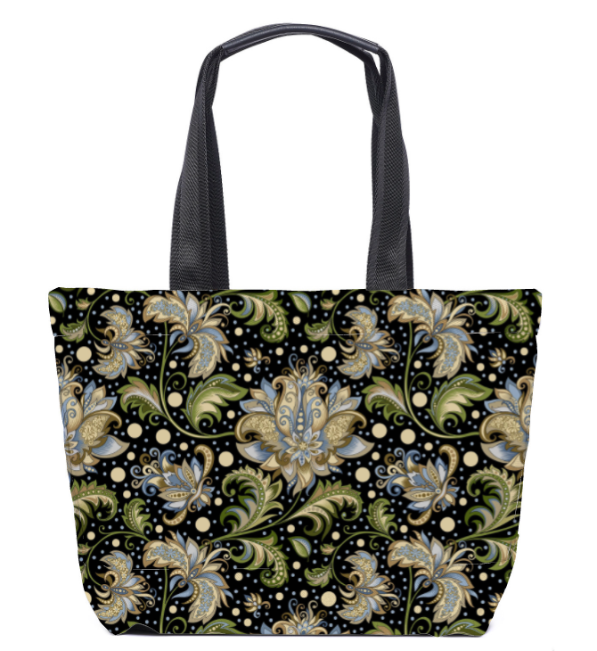 桃皮绒复合布  民族风腰果系列 数码印花 一米起印详情图7