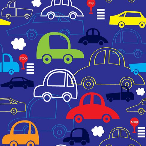 骑兵斜复合布 薄 卡通汽车系列 双肩背包 收纳箱 鞋子等面料