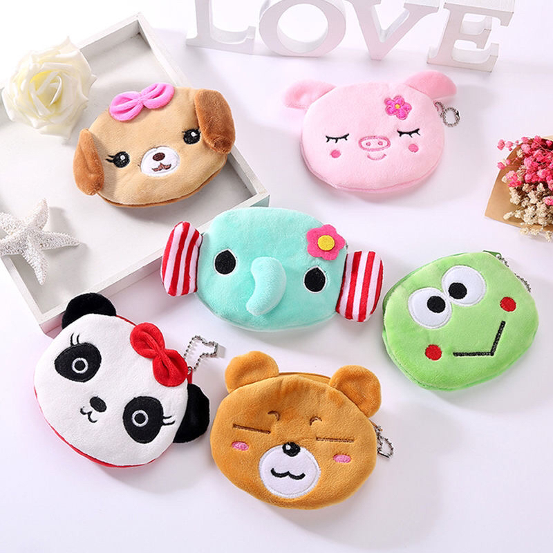 水果钱包草莓零钱包刺绣草莓零钱包硬币包草莓钱包10cm儿童零钱包毛绒钱包详情图6