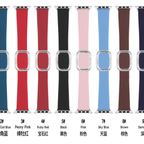 Universal Apple Watch strap two-tone silicone casual