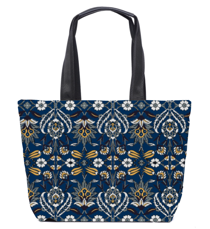 桃皮绒复合布  民族风腰果系列 数码印花 一米起印详情图5