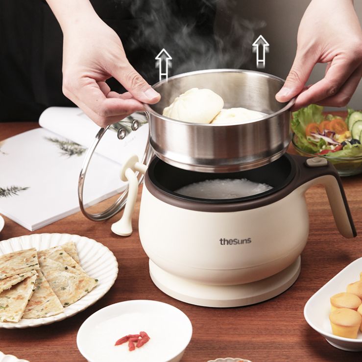 浙里 黄小厨THESUNS迷你电火锅家用多功能锅细节图