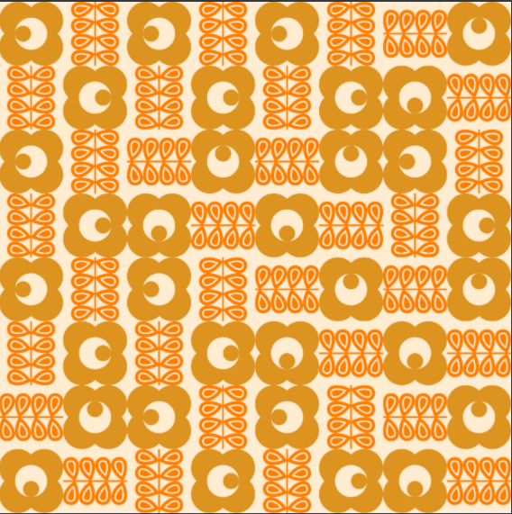 The peach skin fleece composite fabric geometric pattern small flower series digital printing starts from one meter detail image 2