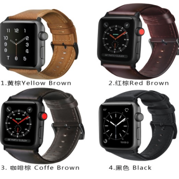 Watch strap Horn silicone leather strap for men