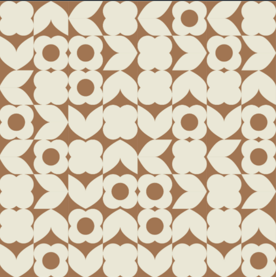 The peach skin fleece composite fabric geometric pattern small flower series digital printing starts from one meter detail image 3