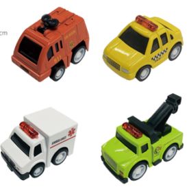 836A- Real color cute mini Q version of Boilback alloy car