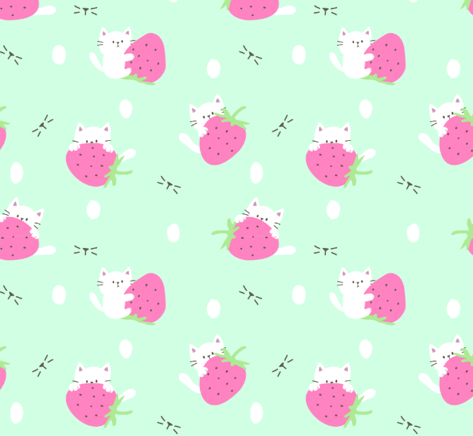 骑兵斜复合布 薄 卡通猫系列 双肩背包 收纳箱 鞋子等面料详情图1