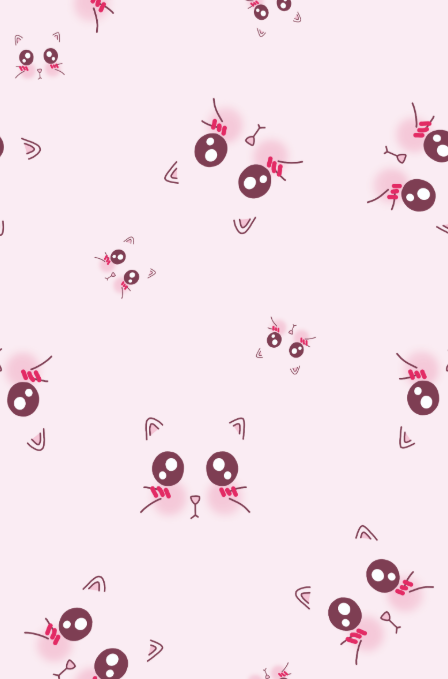 骑兵斜复合布 薄 卡通猫系列 双肩背包 收纳箱 鞋子等面料详情图3