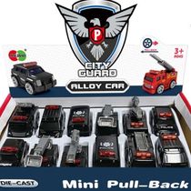 836D-010 Imitation real color cute mini Q version of Boilback alloy car
