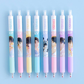 偶像明星卡通按压水笔详情图3