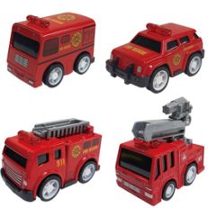 836B-009 Imitation real color cute mini Q version of Boilback alloy car