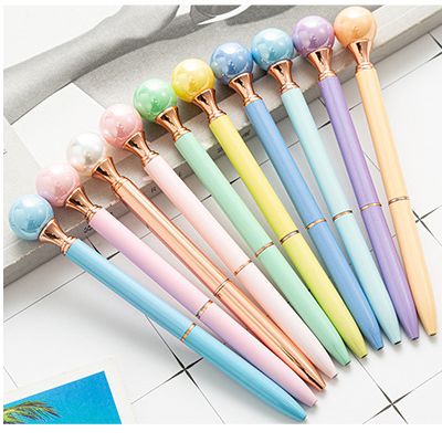 旋动珍珠金属圆珠笔厂家直销电商热款