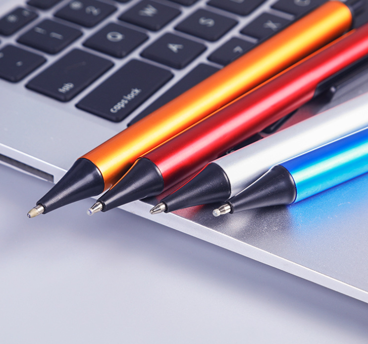 按动半金属中性笔商务促销礼品详情图4