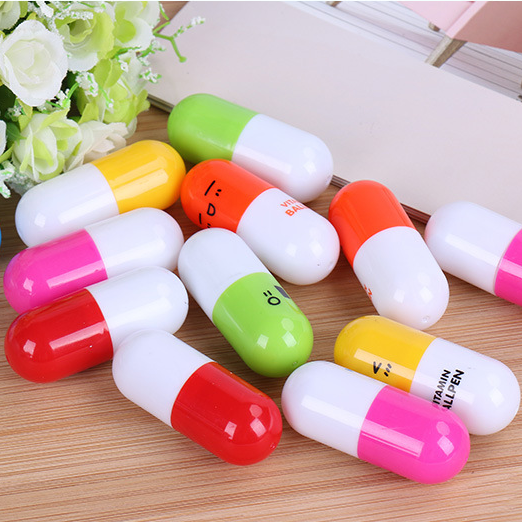 胶囊伸缩笔 塑料广告圆珠笔详情图1