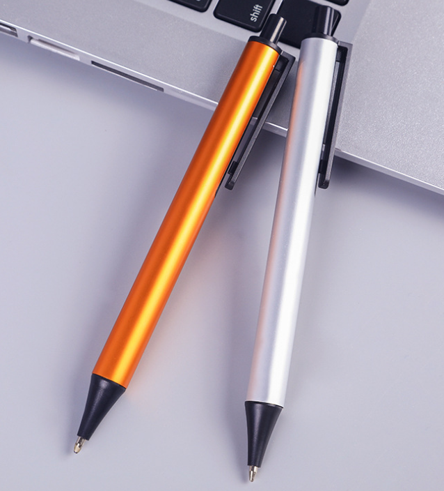 按动半金属中性笔商务促销礼品详情图3