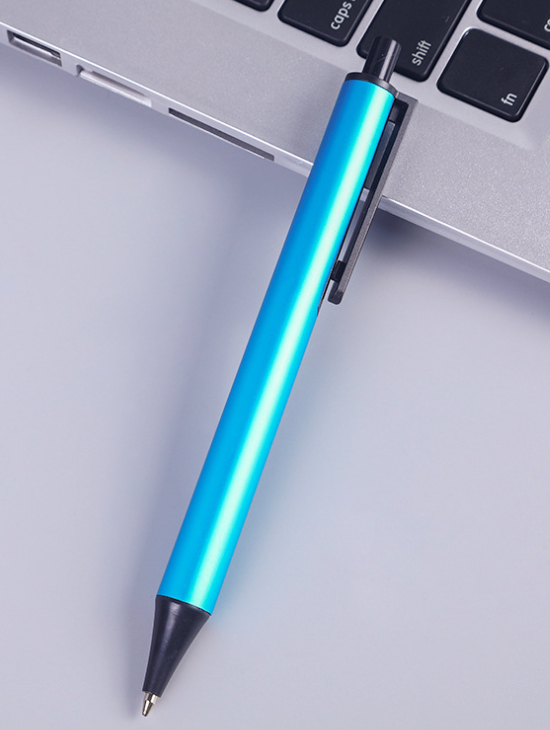 按动半金属中性笔商务促销礼品详情图1