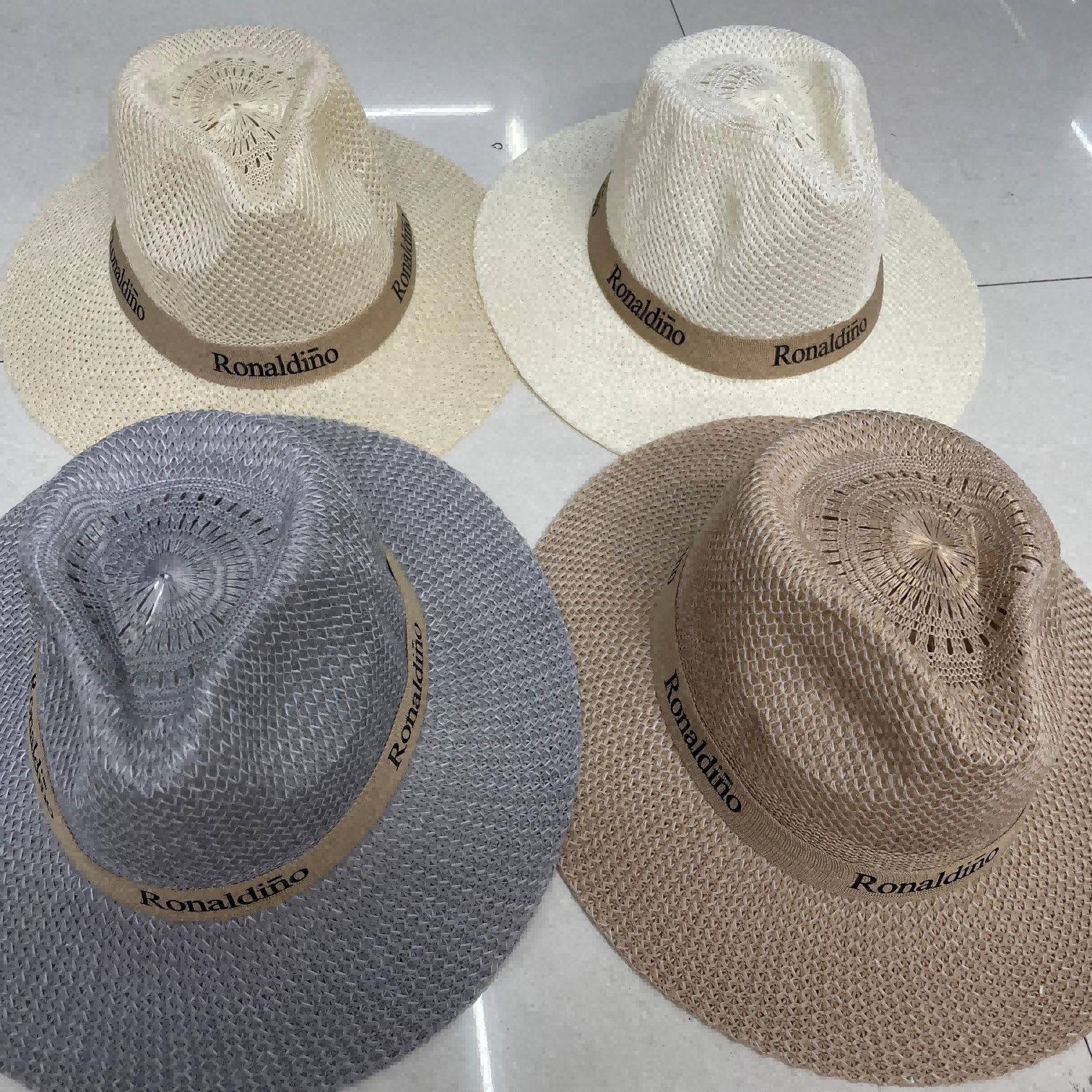 Classic Style Small Top Hat Outdoor Casual Beach Sun Protection Fashion Triangle Flower Translucent Specification drawing