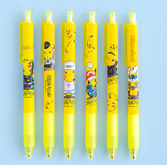 偶像明星卡通按压水笔详情图2