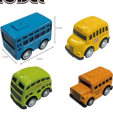836A-011 Imitation real color cute mini Q version of Boilback alloy car