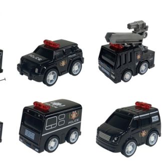 836A-010 Imitation real color cute mini Q version of Boilback alloy car