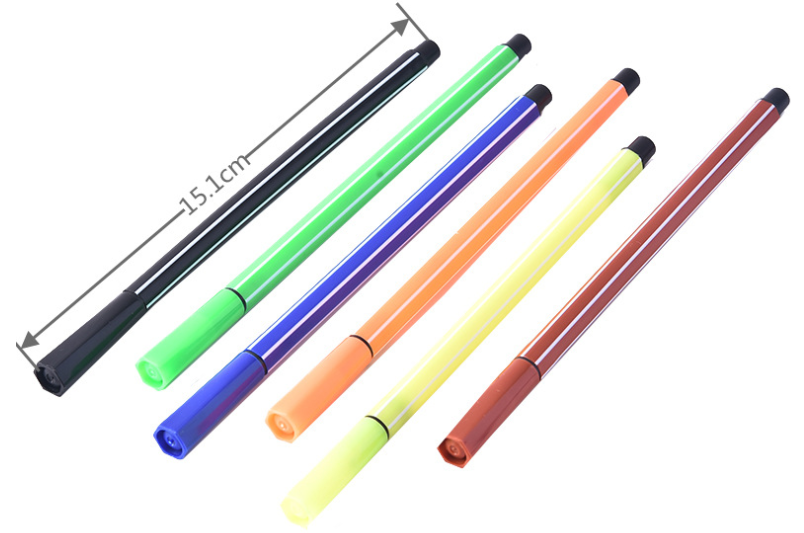 学生涂鸦彩色绘画笔12色桶装详情图4