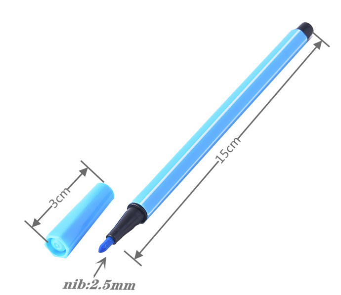 学生涂鸦彩色绘画笔12色桶装详情图3