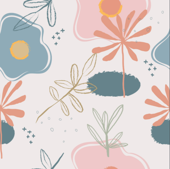 290 Twill composite Digital Printed Small Flower Series, large stock, high, medium and low grade leather fabric factory direct sales, hot-selling new style detail image 4