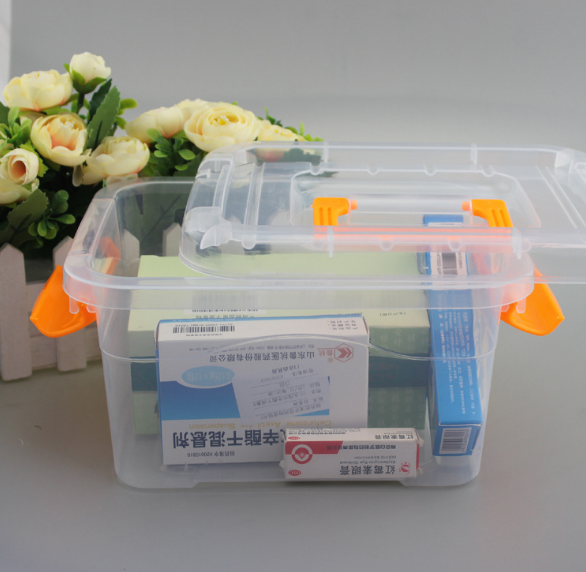 Plastic suitcase detail image 4