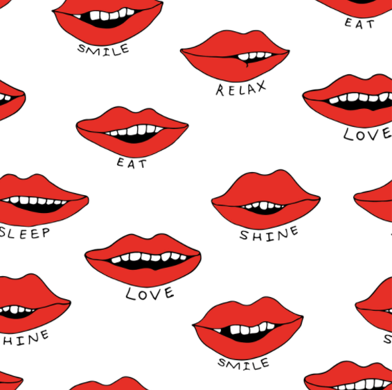 290 Twill Composite Red Lip Series digital printing, large stock, high, medium and low grade leather fabric factory direct sales, hot-selling new style detail image 5