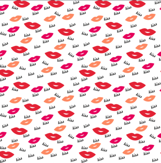 290 Twill Composite Red Lip Series digital printing, large stock, high, medium and low grade leather fabric factory direct sales, hot-selling new style detail image 4