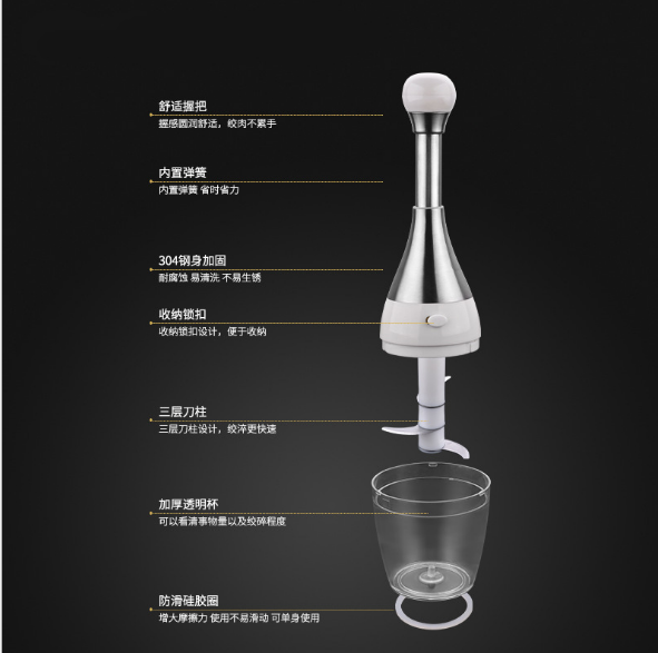 Pressure-type garlic mashing machine detail image 2