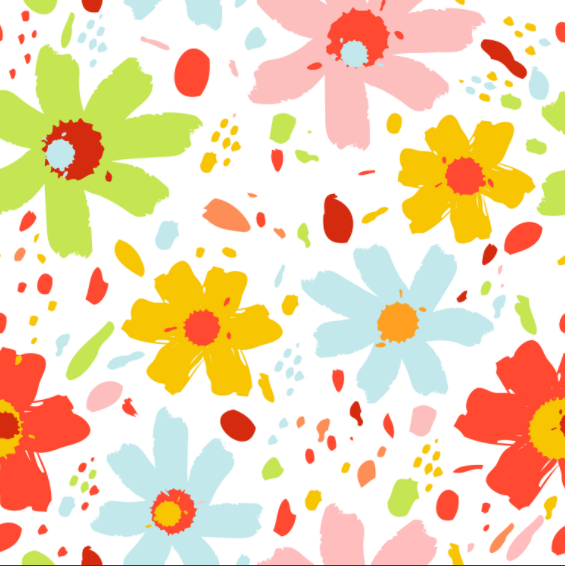 290 Twill composite Digital Printed Small Flower Series, large stock, high, medium and low grade leather fabric factory direct sales, hot-selling new style detail image 3