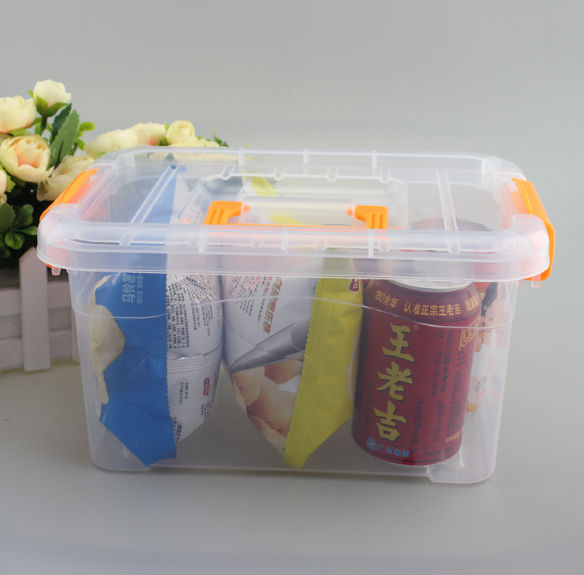 Plastic suitcase detail image 3