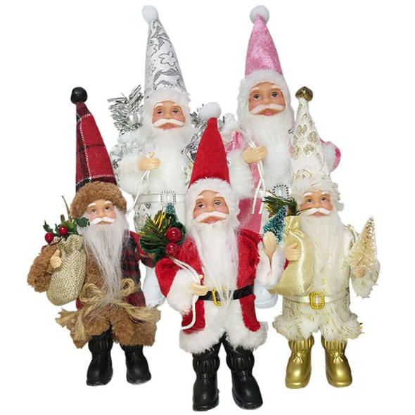 Mini Santa Claus dolls detail image 5